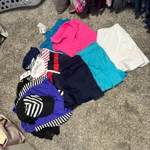 Golf / tennis/ pickleball bundle.. skorts, sleeveless shirts. Bundle!